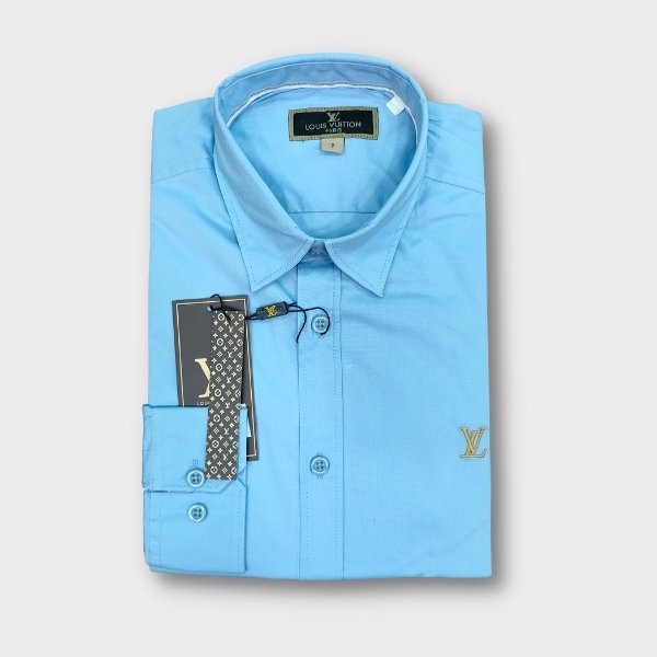 Export Quality Sky Blue Formal Shirt for Men in Bangladesh