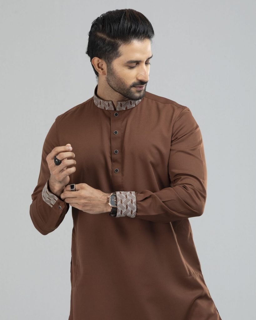 Mens Embroidery Luxury Panjabi (SG-06 A)
