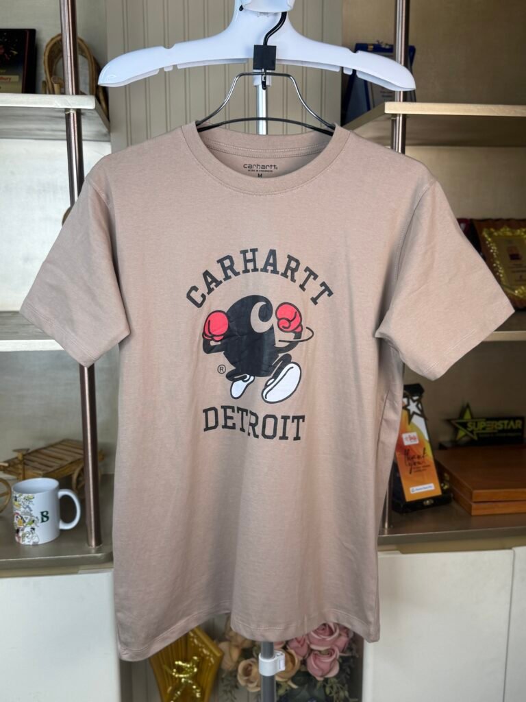 Original Carhatt Light Beige Color T-shirt in Bangladesh