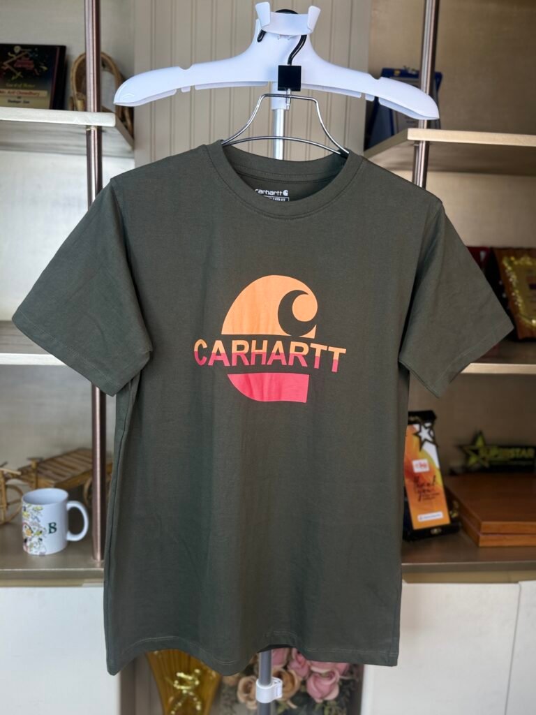 Original Carhatt Olive Color T-shirt in Bangladesh