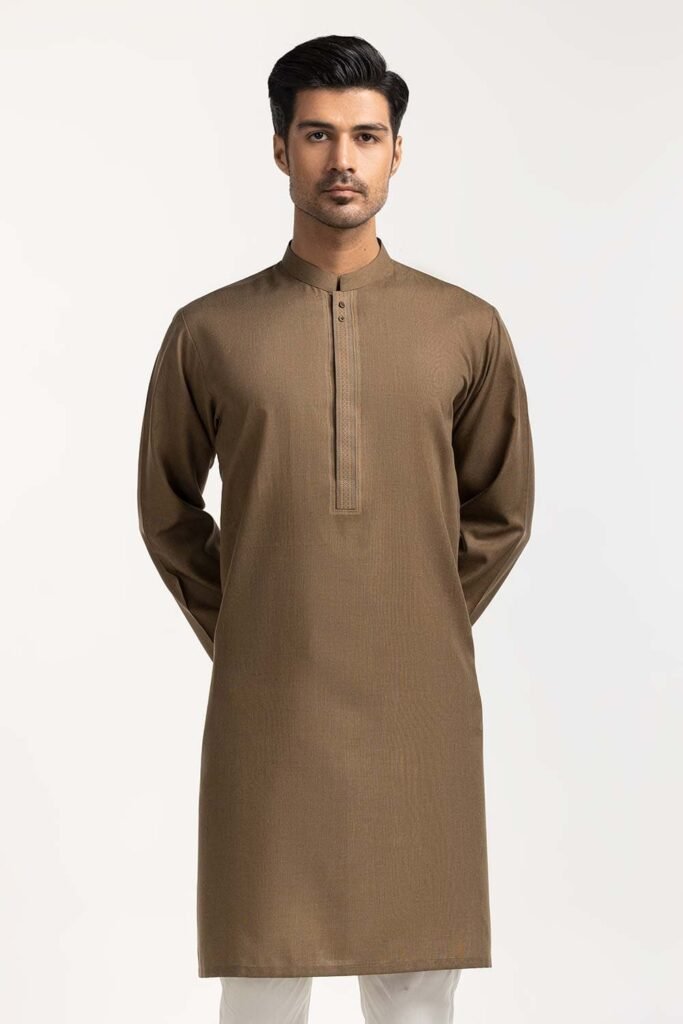 Gul Ahmed Mud Styling Kurta KR-STY24-074