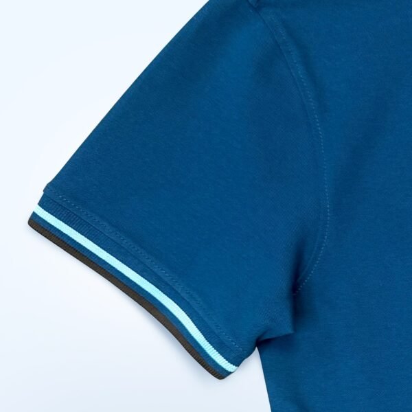 PRADA SPANDEX COTTON POLO P.BLUE For Men