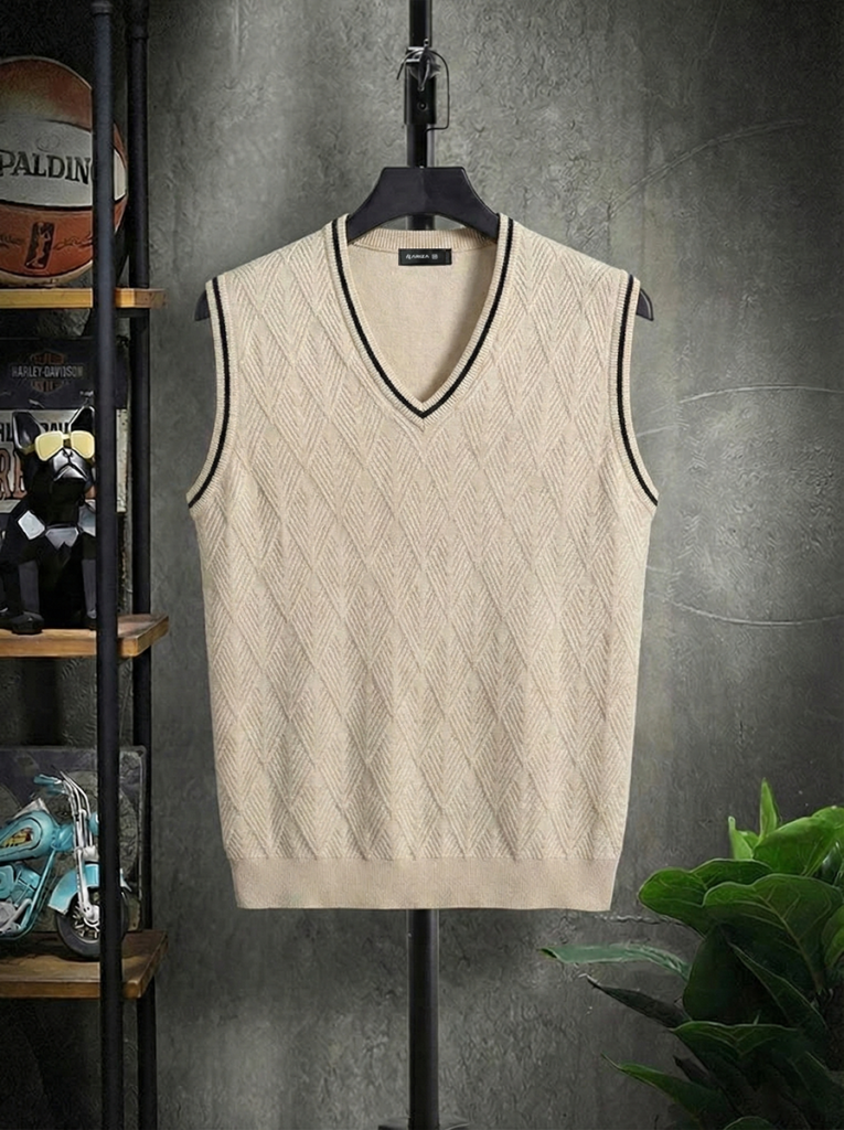 Arizalife Old Money Sweater Vest for Men