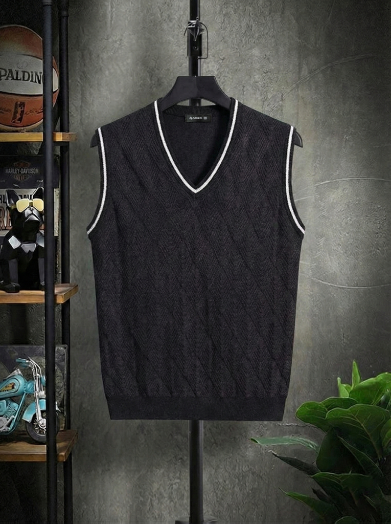 Arizalife Old Money Sweater Vest for Men