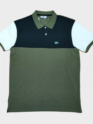 Export quality sage green n black polo shirt for men in Bd (2)
